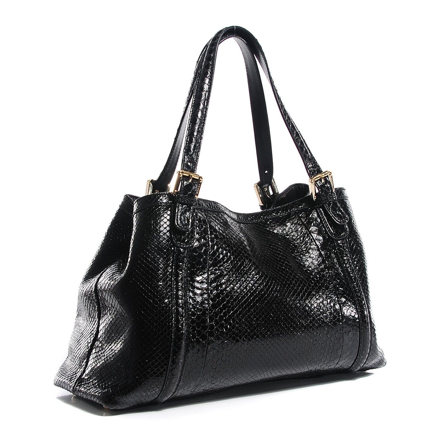 Python Medium Britt Tote Black