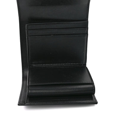 Celine Shiny Smooth Lambskin Small Triomphe Wallet Black 6 of 13