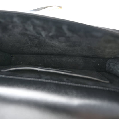 Saint Laurent Calfskin Monogram Sunset Chain Wallet Black 5 of 11