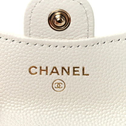 Chanel Caviar Quilted Airpods Pro Case White 5 of 7