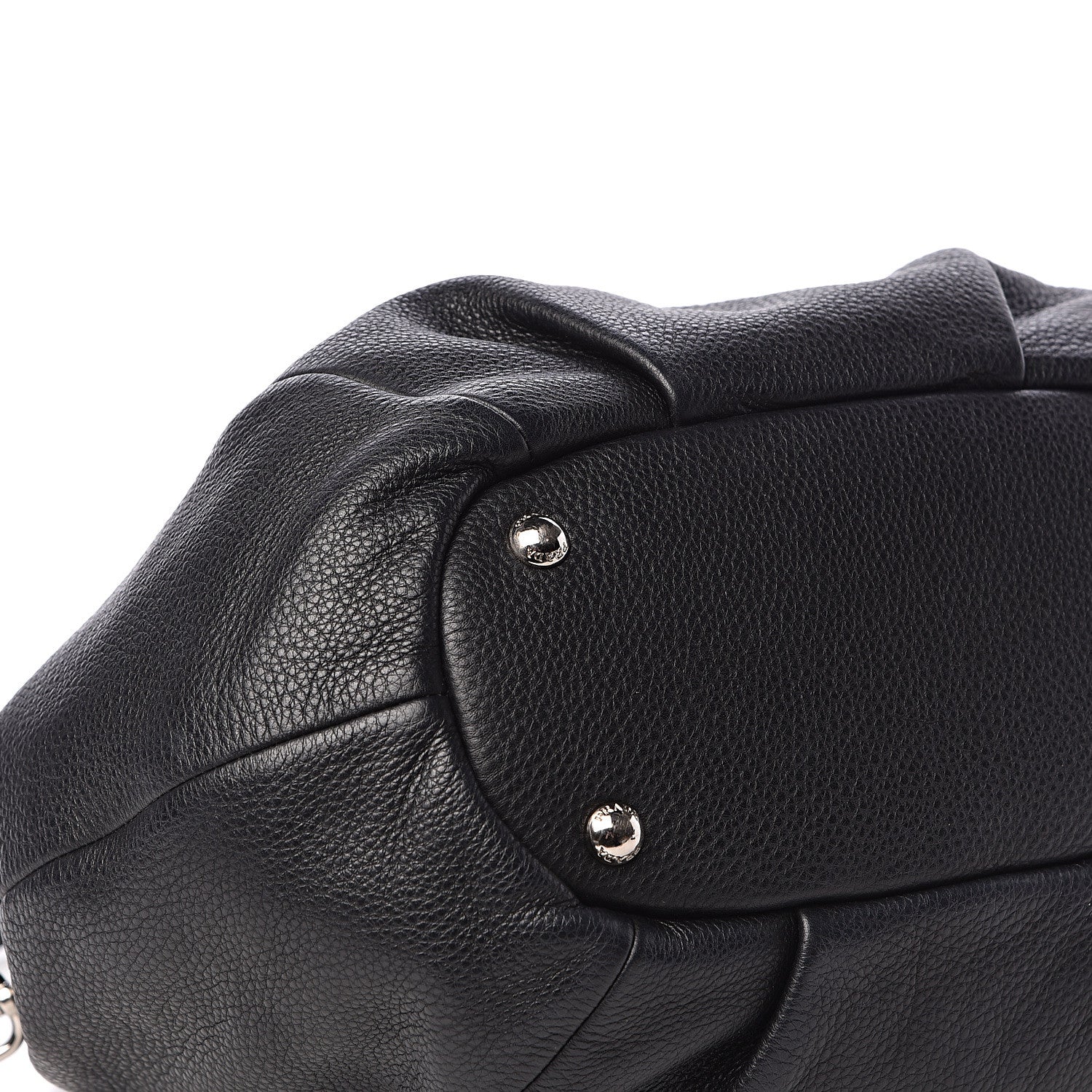 Prada Vitello Daino Shoulder Bag Black 11 of 12