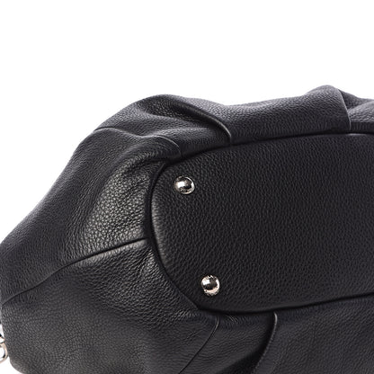 Prada Vitello Daino Shoulder Bag Black 11 of 12
