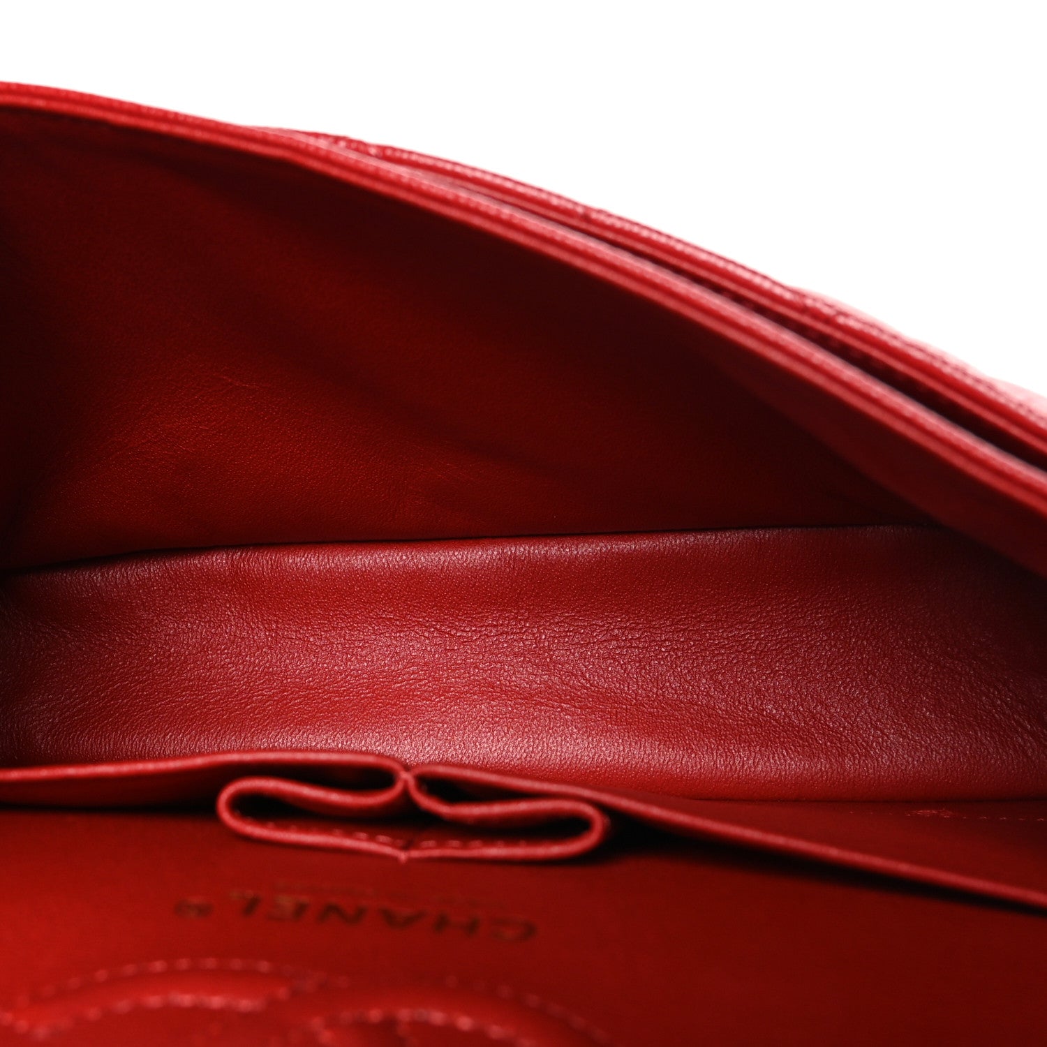 Chanel Caviar Quilted Small Double Flap Red 4 of 9