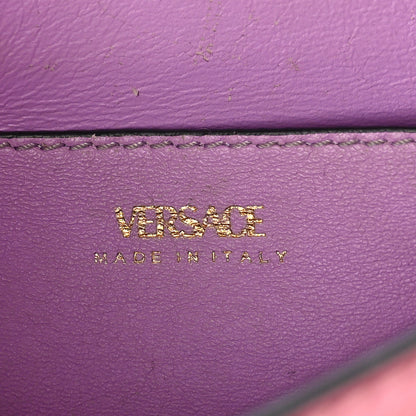 Versace Grained Calfskin Small La Medusa Top Handle Bag Pink 7 of 11