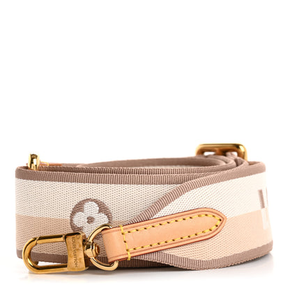 Louis Vuitton Jacquard Speedy Bandouliere 20 Shoulder Strap Beige 1 of 6