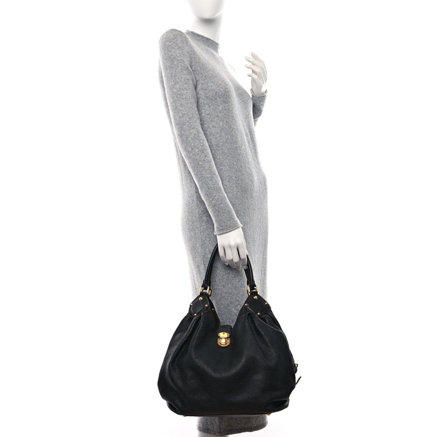 Louis Vuitton Mahina L Black 2 of 9