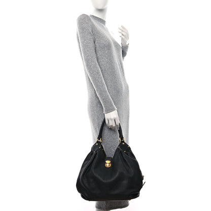 Louis Vuitton Mahina L Black 2 of 9