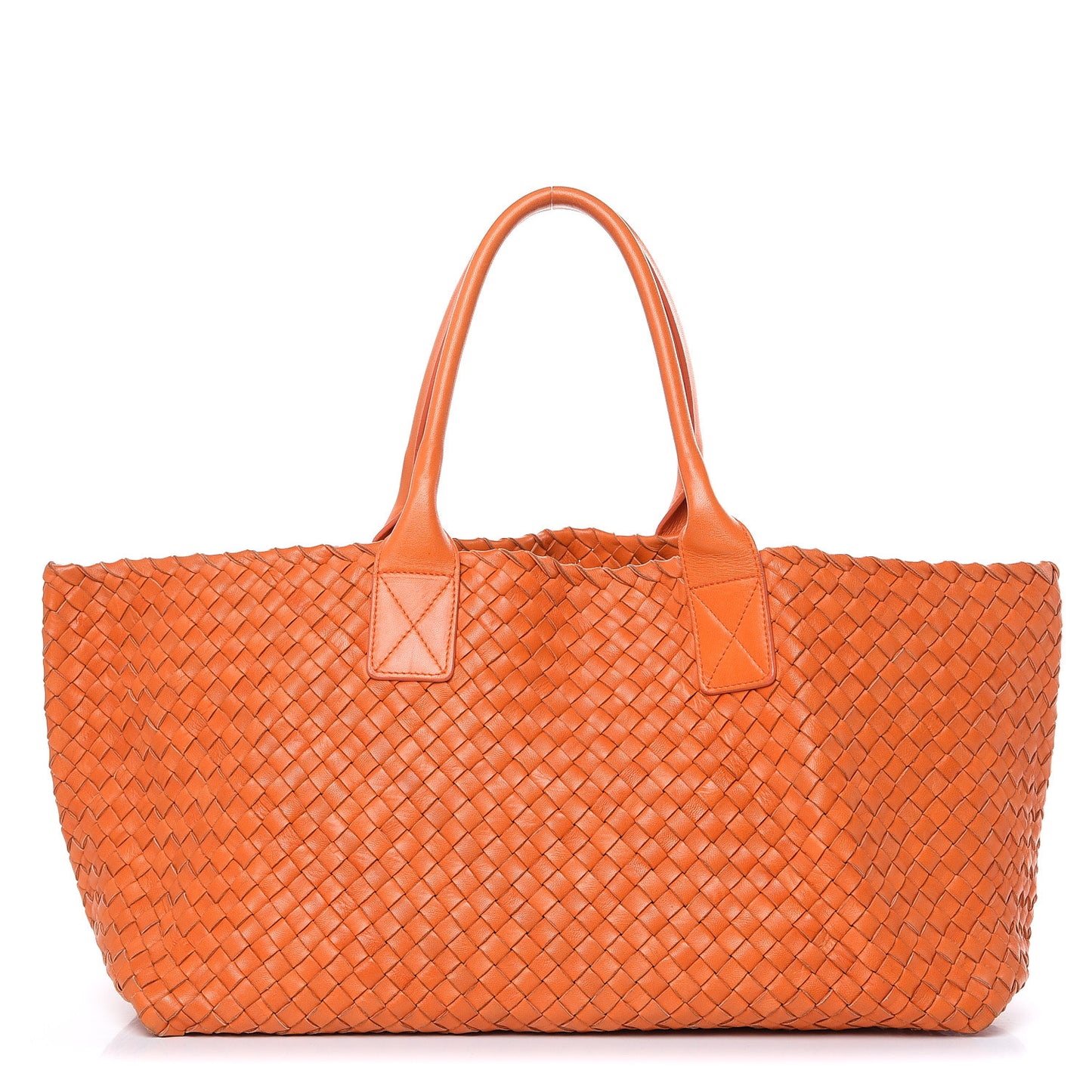 Nappa Intrecciato Medium Cabat Orange