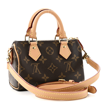 Louis Vuitton Monogram Nano Speedy Bandouliere 3 of 9