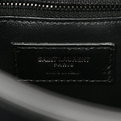 Saint Laurent Patent Le 5 A 7 Hobo Black 6 of 10