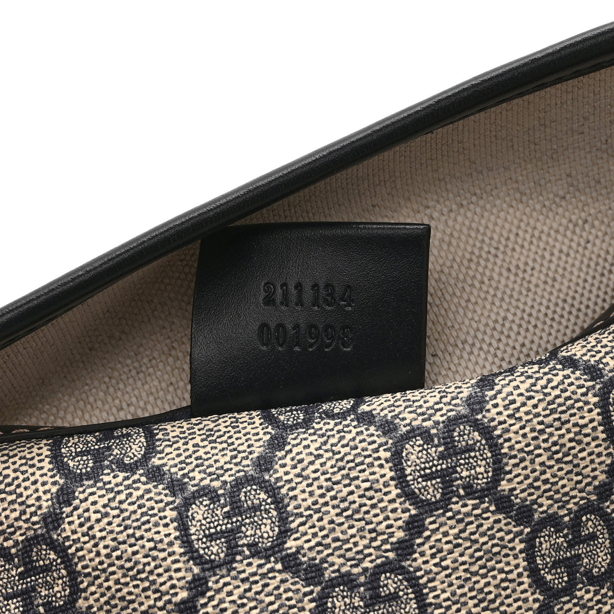 Gucci GG Plus Monogram Medium Signature Web Loop Tote Navy 7 of 11