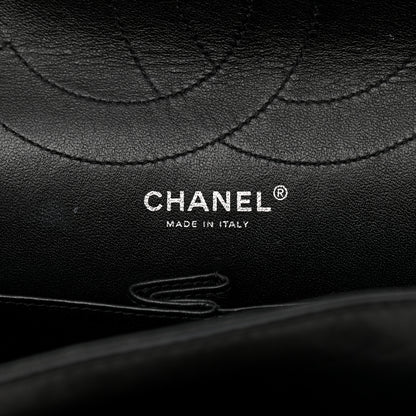 Chanel Distressed Patent Quilted 2.55 Reissue 227 Flap Black 6 of 10