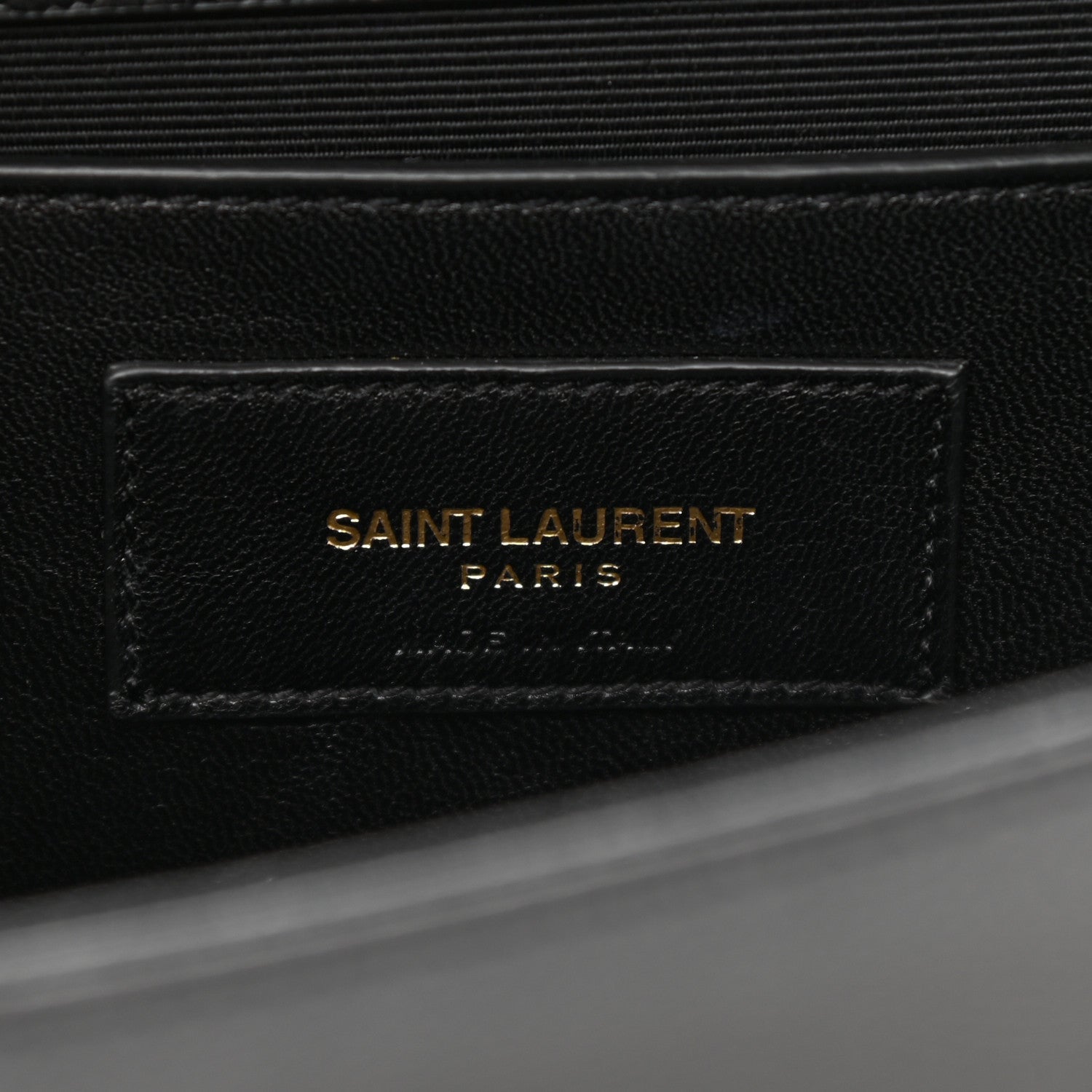 Saint Laurent Grain De Poudre Medium Classic Monogram Kate Satchel Black 7 of 12