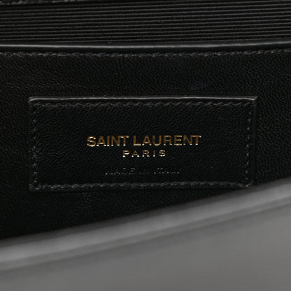 Saint Laurent Grain De Poudre Medium Classic Monogram Kate Satchel Black 7 of 12