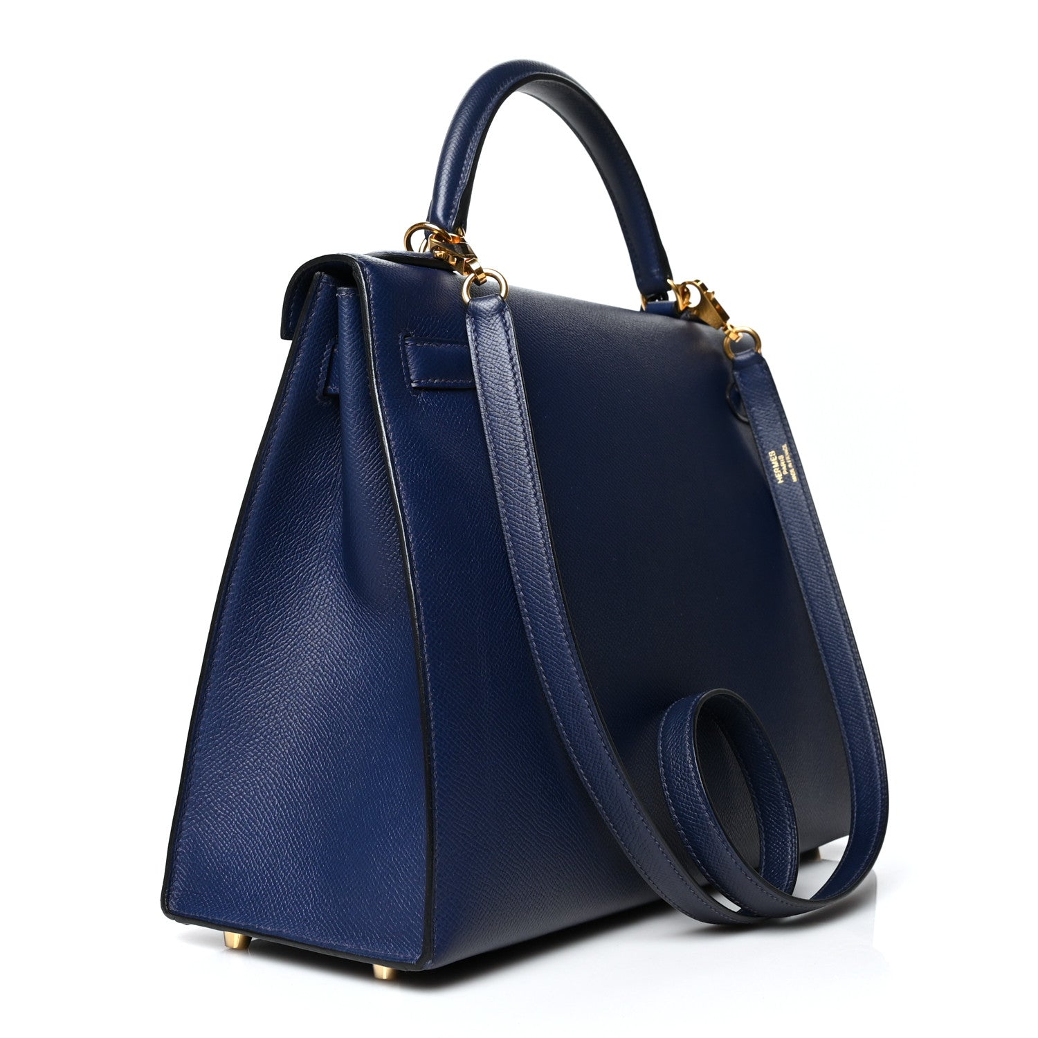 Hermes Epsom Kelly Sellier 32 Bleu Saphir 3 of 10