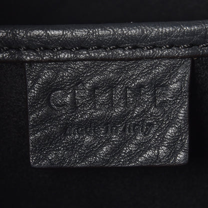 Celine Drummed Calfskin Nano Luggage Midnight 8 of 9