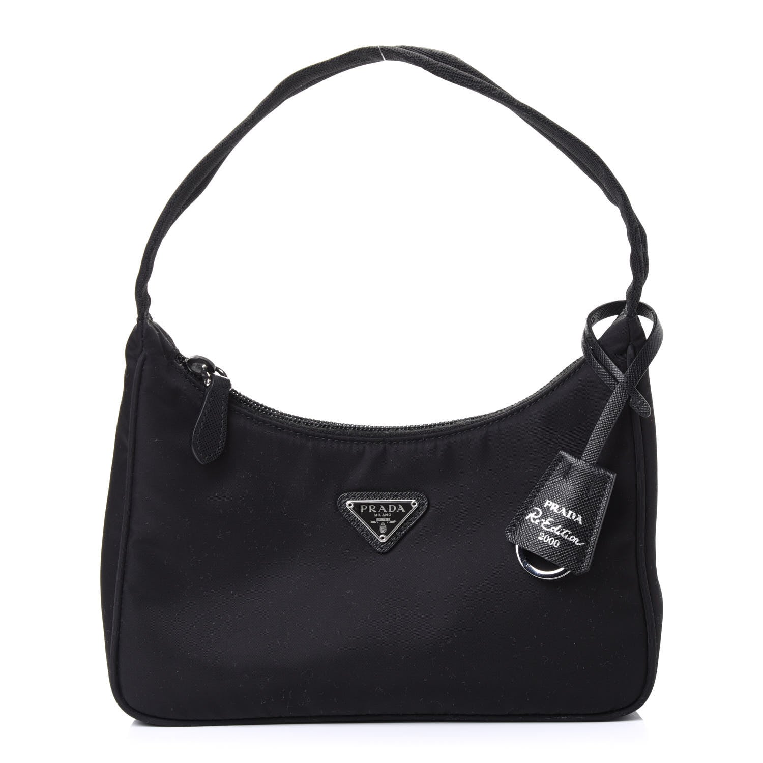 Prada Tessuto Nylon Mini Re-Edition 2000 Bag Black 1 of 5