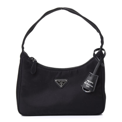Prada Tessuto Nylon Mini Re-Edition 2000 Bag Black 1 of 5