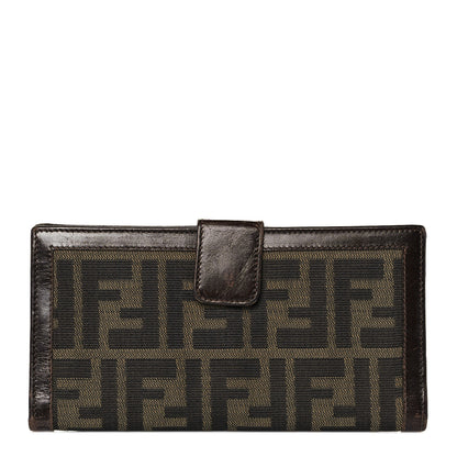 Fendi Zucca Continental Wallet Tobacco 1 of 10