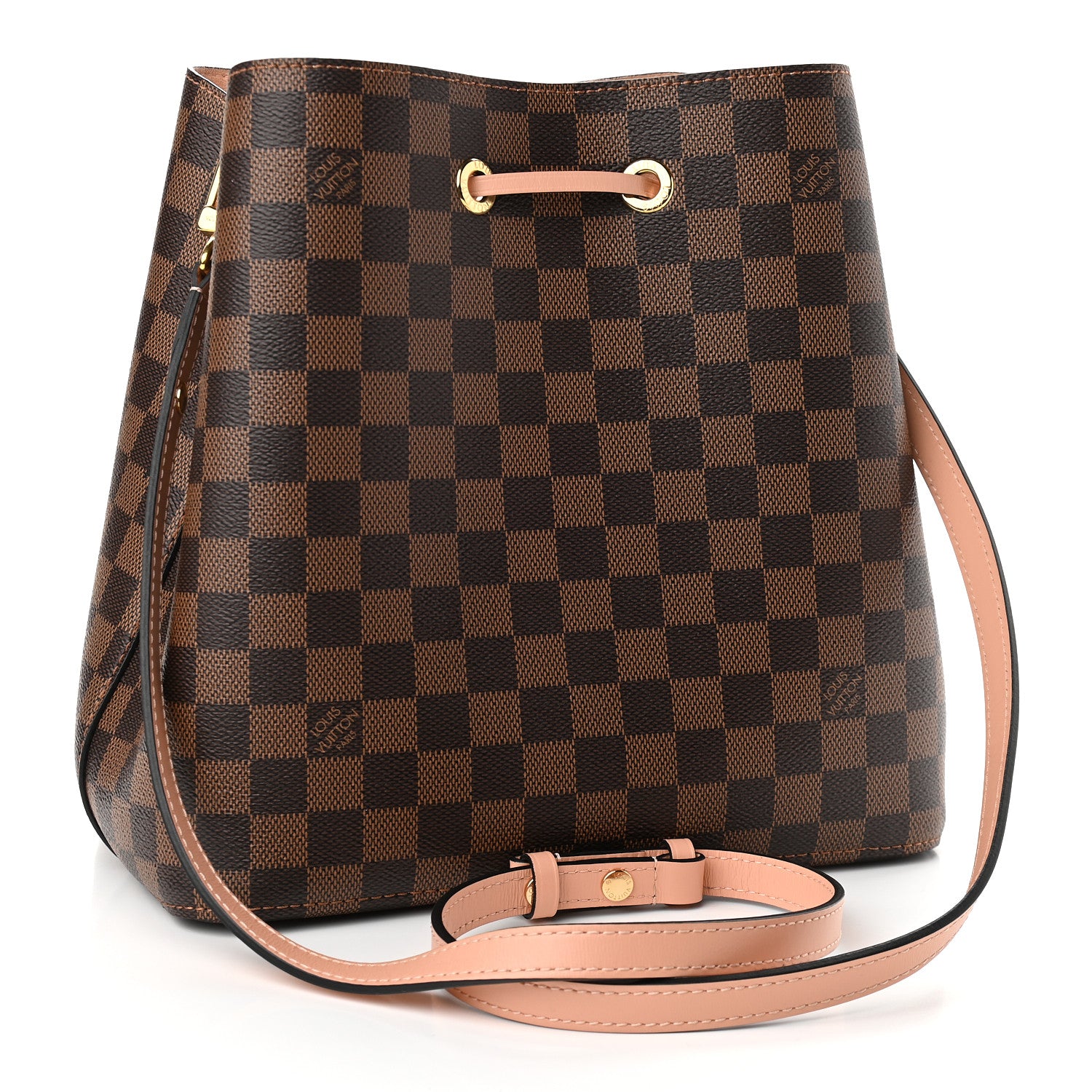 Louis Vuitton Damier Ebene Neonoe MM Venus Pink 3 of 9