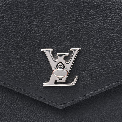 Louis Vuitton Soft Calfskin My Lockme Chain Pochette Black 4 of 4