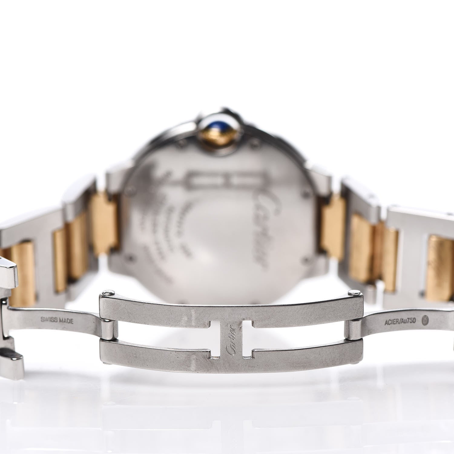 Cartier Stainless Steel 18K Yellow Gold 36mm Ballon Bleu De Automatic Watch 7 of 12