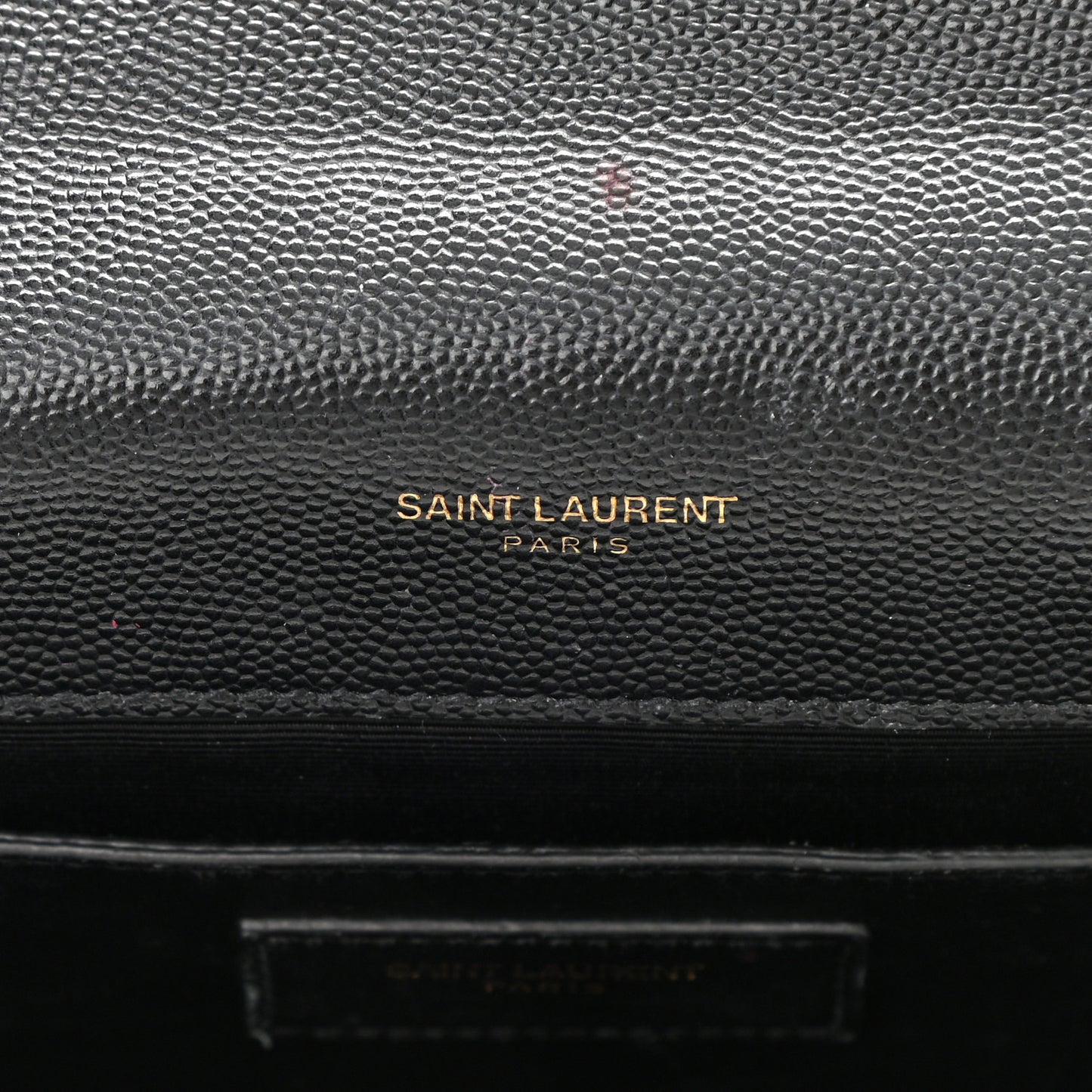 Grain De Poudre Matelasse Chevron Medium Monogram Satchel Black
