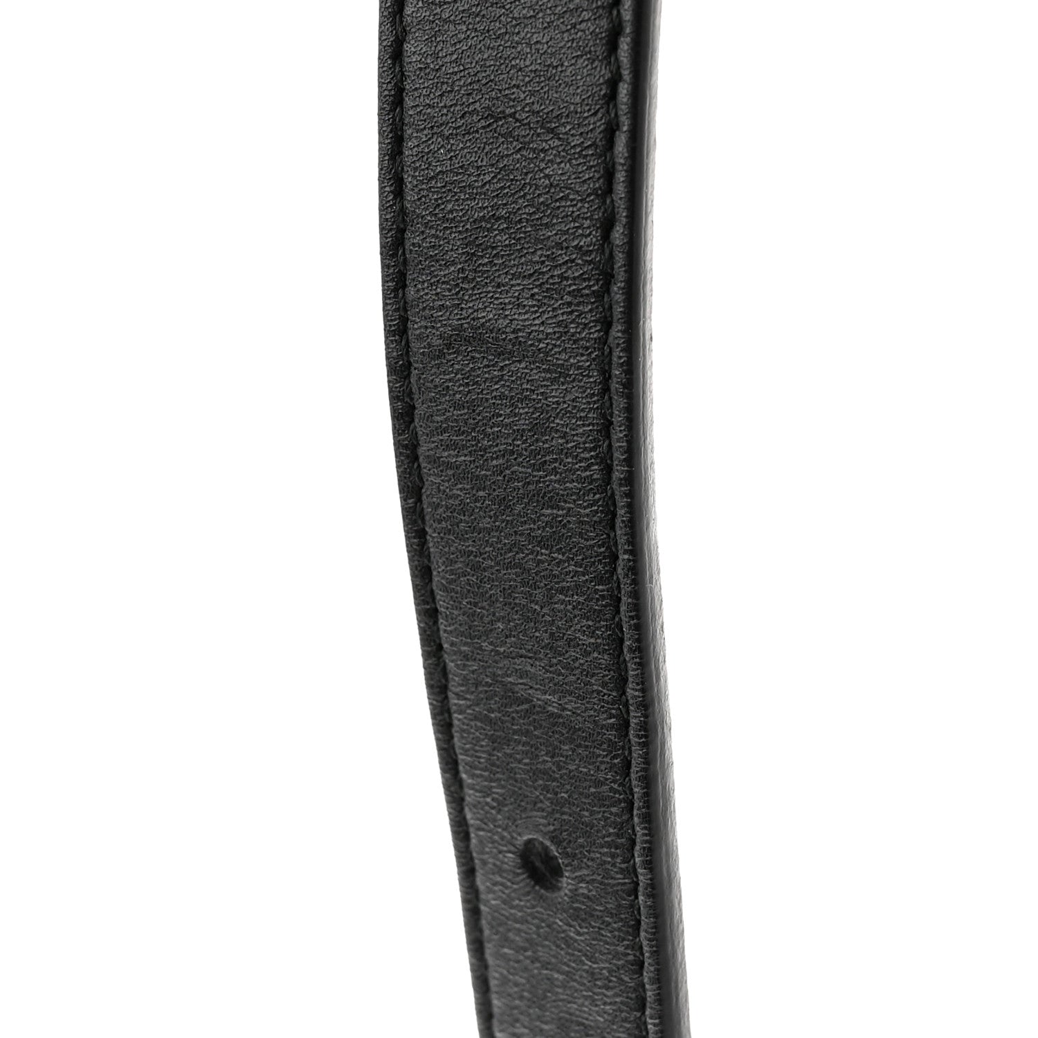 Gucci Moon Calfskin Pearl Double G 20mm Belt 70 28 Black Cream 6 of 6