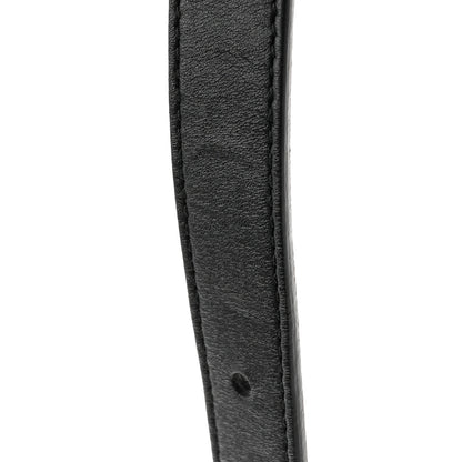 Gucci Moon Calfskin Pearl Double G 20mm Belt 70 28 Black Cream 6 of 6