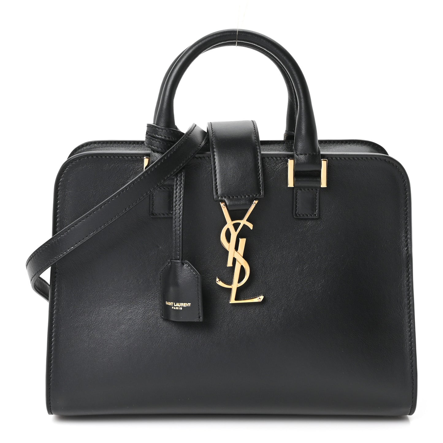 Calfskin Monogram Baby Cabas Black