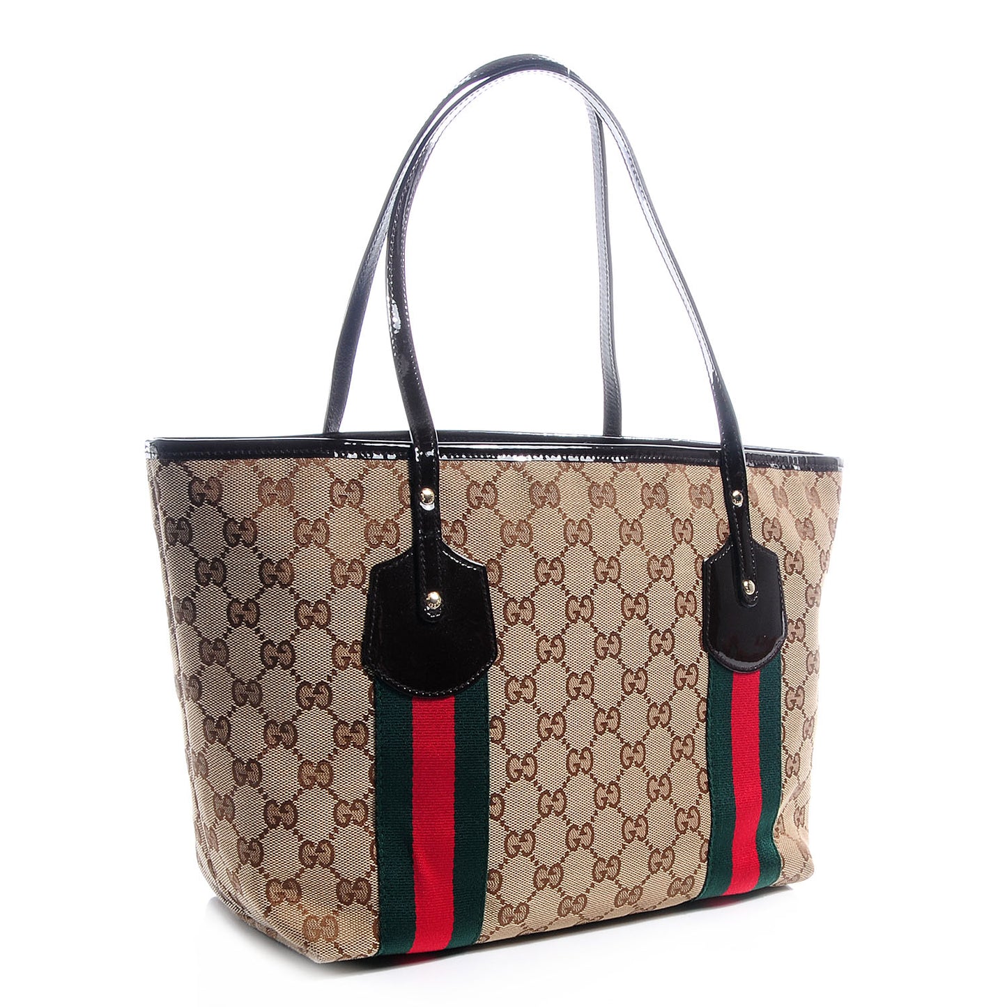 Monogram Web Medium Jolie Tote Brown