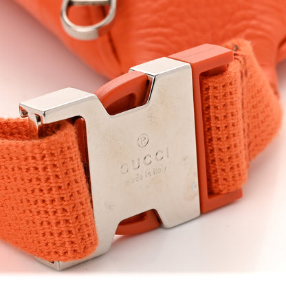 Gucci Piuma Calfskin Jumbo GG Embossed Small Belt Bag Good Orange 12 of 15
