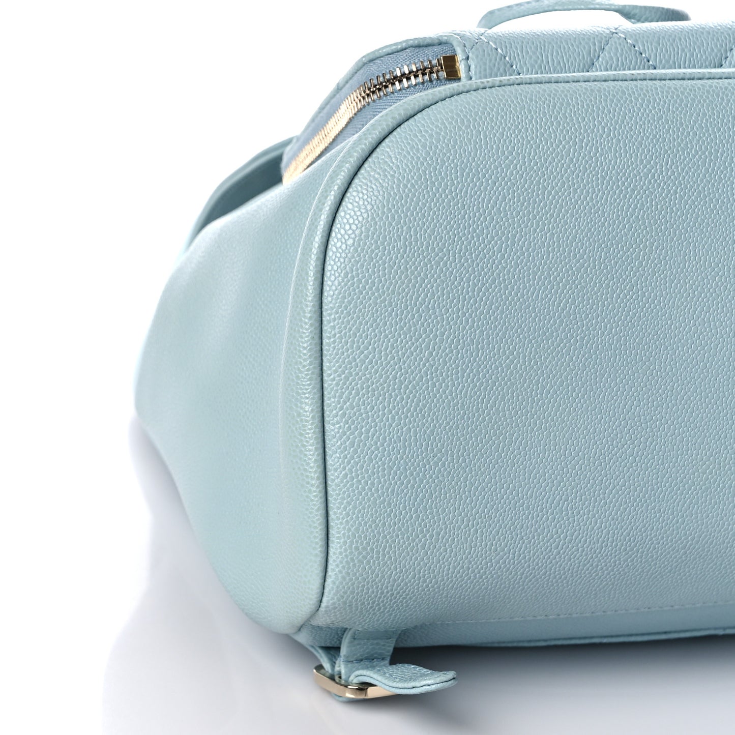 Caviar Quilted Business Affinity Backpack Light Blue