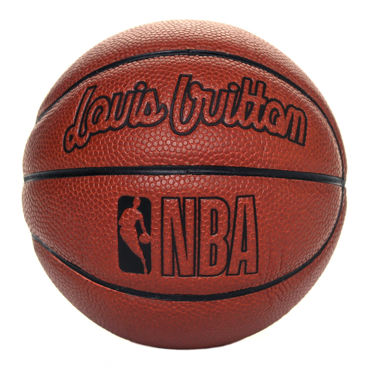 X NBA Plexiglass Monogram Basketball Hoop and Mini Basketball Transparent Gold Orange