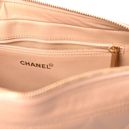 Chanel Caviar Quilted CC Camera Shoulder Bag Beige 8 of 10