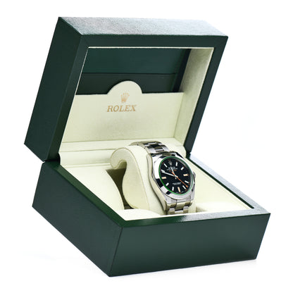 Rolex Stainless Steel 40mm Oyster Perpetual Milgauss Watch Black Dial 116400GV 5 of 5