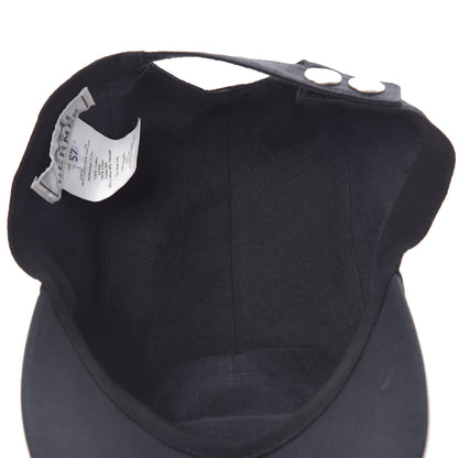 Hermes Cotton Cap 57 Black 5 of 10