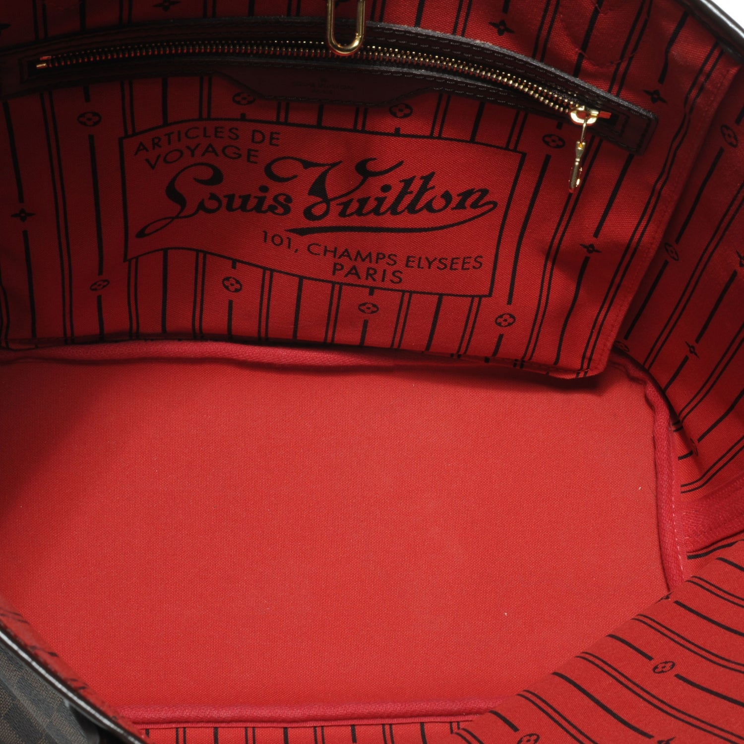 Louis Vuitton Damier Ebene Neverfull MM 5 of 7