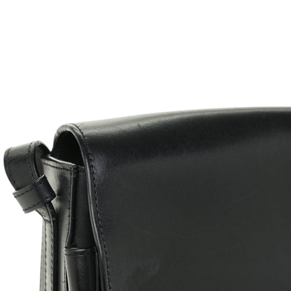 Mansur Gavriel Calfskin Saddle Crossbody Bag Black 16 of 19