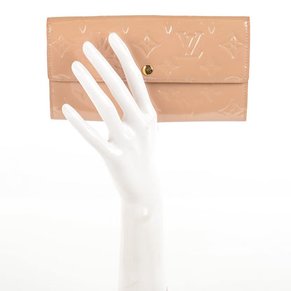 Louis Vuitton Vernis Sarah Wallet Rose Florentin 2 of 7