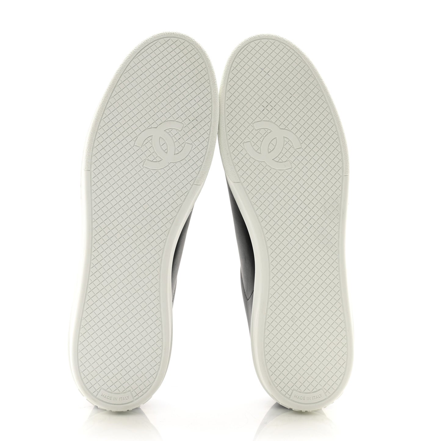 Calfskin Mens CC Sneakers 42 Black