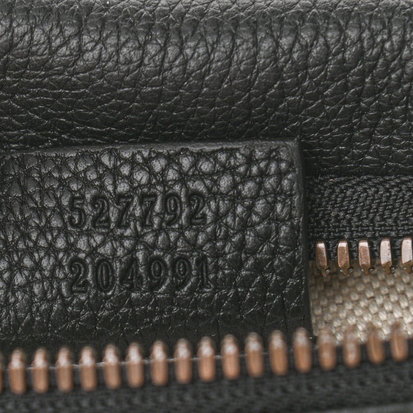 Grained Calfskin Small Logo Belt Bag Black