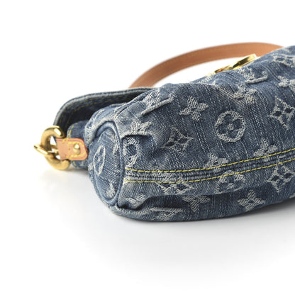 Louis Vuitton Monogram Denim Mini Pleaty Blue 9 of 9