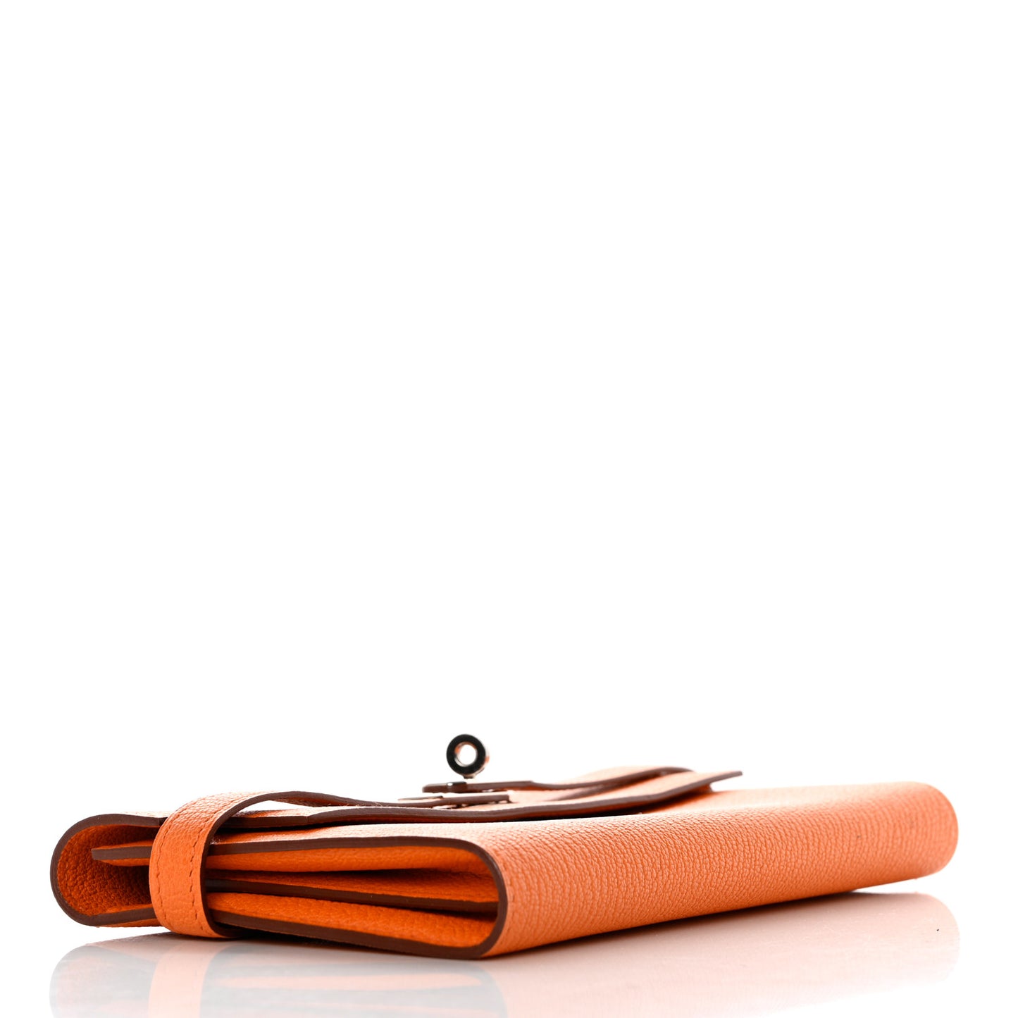 Chevre Mysore Kelly Longue Wallet Orange