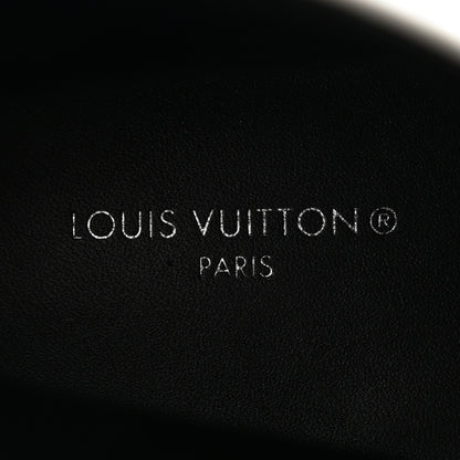 Louis Vuitton Suede Calfskin Monogram Platform Desert Boots 38 Dark Gray 6 of 9