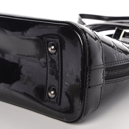 Louis Vuitton Vernis Alma BB Noir Magnetique 15 of 17