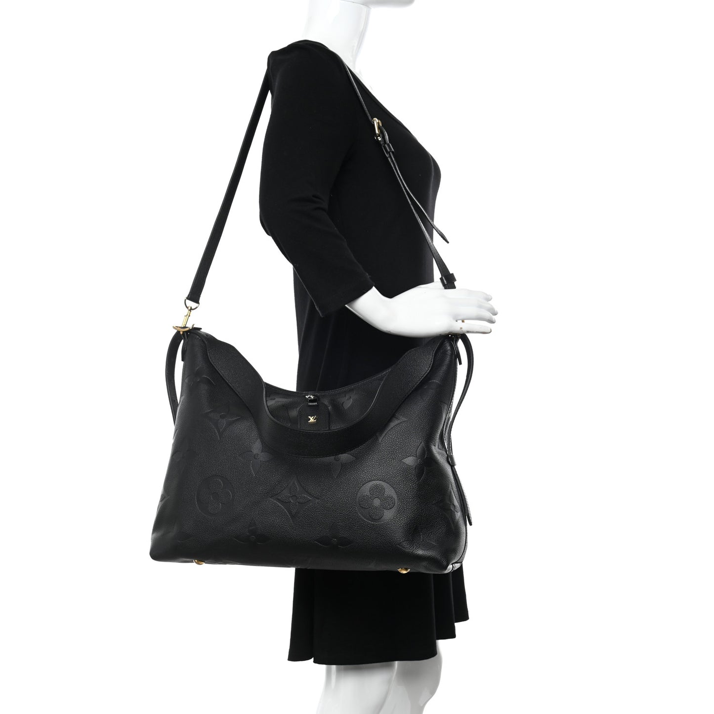 Empreinte Monogram Giant CarryAll MM Black