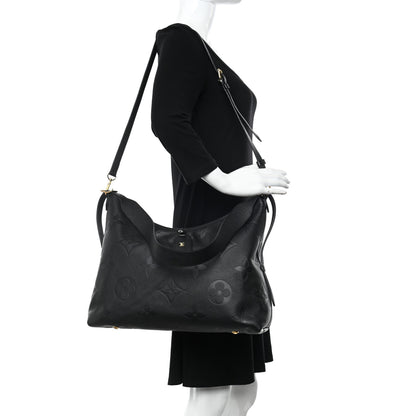 Louis Vuitton Empreinte Monogram Giant CarryAll MM Black 2 of 9
