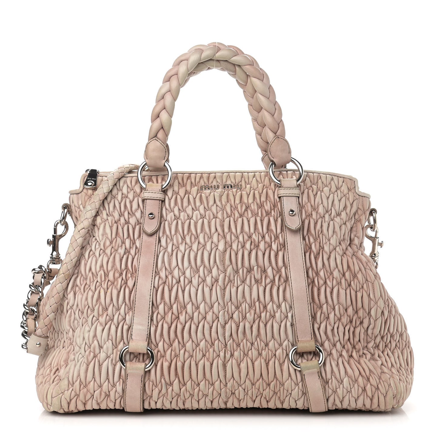 Nappa Matelasse Lux Tote Fragola