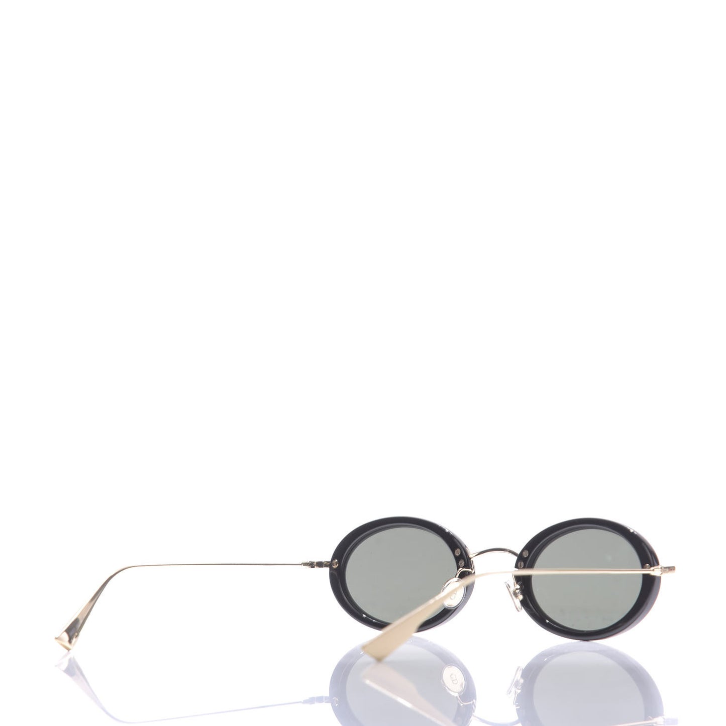 Hypnotic 2 Round Sunglasses Gold Black